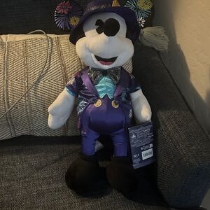 MT Purple and Black Disney Plush with Hat